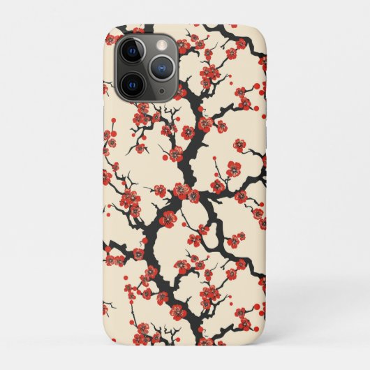 Elegantes Cherry Blossom Nahtloses Muster (1) Case-Mate iPhone Hülle (Rückseite)