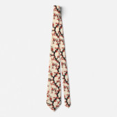 Elegantes Cherry Blossom Nahtloses Muster (1) Krawatte (Vorderseite)