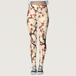 Elegantes Cherry Blossom Nahtloses Muster (1) Leggings