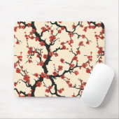 Elegantes Cherry Blossom Nahtloses Muster (1) Mousepad (Mit Mouse)
