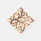 Elegantes Cherry Blossom Nahtloses Muster (1) Serviette (Ecke)