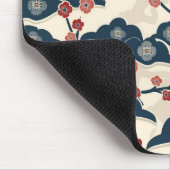 Elegantes Cherry Blossom Nahtloses Muster (2) Mousepad (Ecke)