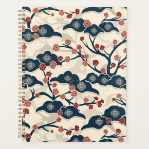 Elegantes Cherry Blossom Nahtloses Muster (2) Planer