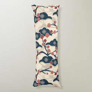 Elegantes Cherry Blossom Nahtloses Muster (2) Seitenschläferkissen