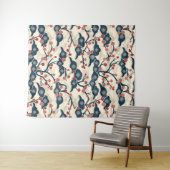 Elegantes Cherry Blossom Nahtloses Muster (2) Wandteppich (Beispiel (Horizontal))