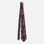 Elegantes Cherry Blossom Nahtloses Muster (3) Krawatte (Rückseite)