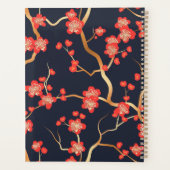 Elegantes Cherry Blossom Nahtloses Muster (3) Planer (Rückseite)