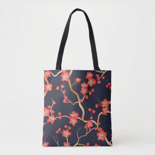 Elegantes Cherry Blossom Nahtloses Muster (3) Tasche (Vorderseite)