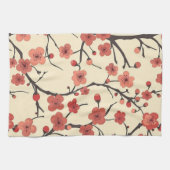 Elegantes Cherry Blossom Nahtloses Muster (4) Geschirrtuch (Horizontal)
