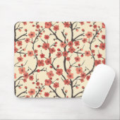 Elegantes Cherry Blossom Nahtloses Muster (4) Mousepad (Mit Mouse)