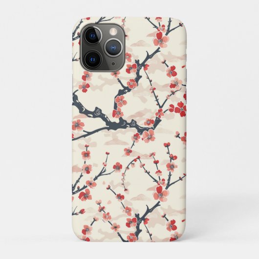 Elegantes Cherry Blossom Nahtloses Muster (5) Case-Mate iPhone Hülle (Rückseite)