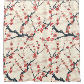 Elegantes Cherry Blossom Nahtloses Muster (5) Duschvorhang (Vorderseite)