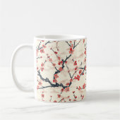 Elegantes Cherry Blossom Nahtloses Muster (5) Kaffeetasse (Links)