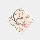 Elegantes Cherry Blossom Nahtloses Muster (5) Serviette (Ecke)