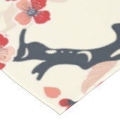 Elegantes Cherry Blossom Nahtloses Muster (5) Tischdecke (Schrägansicht)