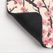 Elegantes Cherry Blossom Nahtloses Muster (6) Mousepad (Ecke)