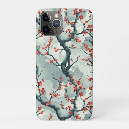 Elegantes Cherry Blossom Nahtloses Muster (7) Case-Mate iPhone Hülle (Rückseite)