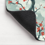 Elegantes Cherry Blossom Nahtloses Muster (7) Mousepad (Ecke)