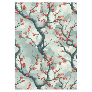 Elegantes Cherry Blossom Nahtloses Muster (7) Tischdecke