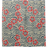 Elegantes Cherry Blossom Nahtloses Muster (8) Duschvorhang (Vorderseite)