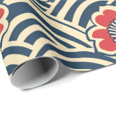 Elegantes Cherry Blossom Nahtloses Muster (8) Geschenkpapier (Rolleneckpunkt)