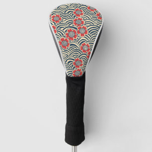 Elegantes Cherry Blossom Nahtloses Muster (8) Golf Headcover