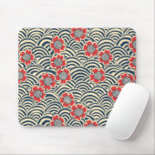 Elegantes Cherry Blossom Nahtloses Muster (8) Mousepad (Mit Mouse)