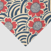 Elegantes Cherry Blossom Nahtloses Muster (8) Seidenpapier (Detail)