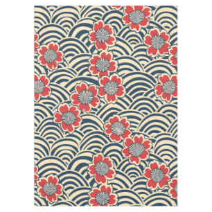 Elegantes Cherry Blossom Nahtloses Muster (8) Tischdecke
