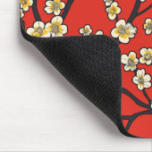 Elegantes Cherry Blossom Nahtloses Muster (9) Mousepad (Ecke)