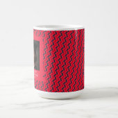 Elegantes Chevron-Muster PhD-Abschluss Verwandlungstasse (Zentrum)