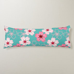 Elegantes Chic Blumenkissen Cherry Blossom Muster  Seitenschläferkissen