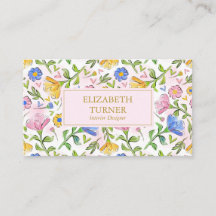 Elegantes Chic Blush Pink Yellow Blue Floral Muste
