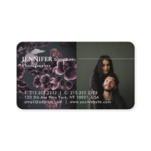 Elegantes Chic Burgundy Blumenmuster 3 Fotos