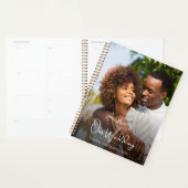 Elegantes Chic Calligraphy Script Custom-Foto Planer (Anzeige)