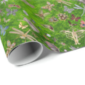 Elegantes Chic Chiny Glossy Wrapping Paper Geschenkpapier (Rolleneckpunkt)