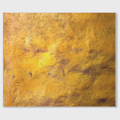 Elegantes Chic Chiny Golden Wrapping Paper Geschenkpapier (Flach)