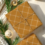 Elegantes Chic Christmas Bow & Ribbon Muster Gelb Geschenkpapier<br><div class="desc">Lassen Sie sich mit unserem eleganten, schicken Weihnachtsbouw & Ribbon-Muster gelben Verpackungspapier verwöhnen. Dieses luxuriöse Verpackungspapier zeichnet sich durch ein atemberaubendes Weihnachtsbogendesign aus, das mit einem hoch entwickelten Diagonalband-Diamantmuster verwoben ist und einen exquisiten visuellen Effekt erzeugt. Der farbenfrohe, verbrannte Hintergrund verleiht dem Ganzen eine Touch von Eleganz und Festlichkeit und...</div>
