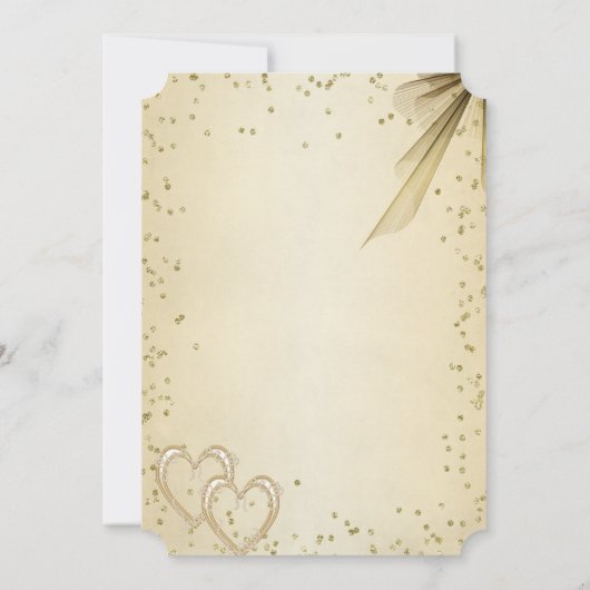 Elegantes Chic Diamonds Brautparty Einladung (Rückseite)