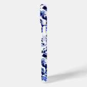 Elegantes Chic Dutch Delft Blumenmuster Case-Mate iPhone Hülle (Rückseite / Links)