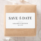 Elegantes Chic Einfaches Minimalistisches Save the (Insitu)