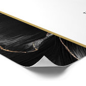 Elegantes Chic Floral Happy Retirement Willkommens Poster (Ecke)