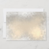 Elegantes Chic Gold Hearts, Birds UAWG Einladung (Rückseite)