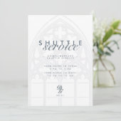 Elegantes Chic Gothic Hochzeitsshuttle-Service-Sch (Stehend Vorderseite)