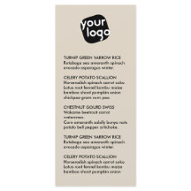 Elegantes Chic Modernes Taupe Custom Logo Restaura