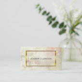 Elegantes Chic-Muster professionelle Visitenkarte (Stehend Vorderseite)