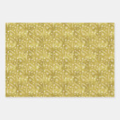 Elegantes Chic Olive Green Christmas Mixed Muster Geschenkpapier Set (Vorderseite 3)