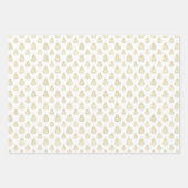 Elegantes Chic Olive Green Christmas Mixed Muster Geschenkpapier Set (Vorderseite 2)