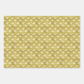 Elegantes Chic Olive Green Christmas Mixed Muster Geschenkpapier Set (Vorderseite)