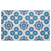 Elegantes Chic Trendy Blue & White Geometric Muste Stoff (Fat Quarter (45,7 x 55,9 cm))